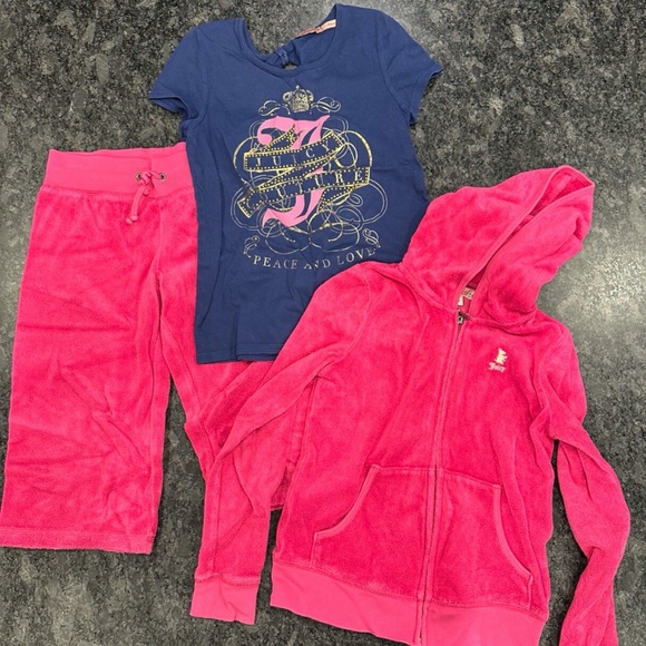 Girls Juicy Couture Matching 3 Piece Set